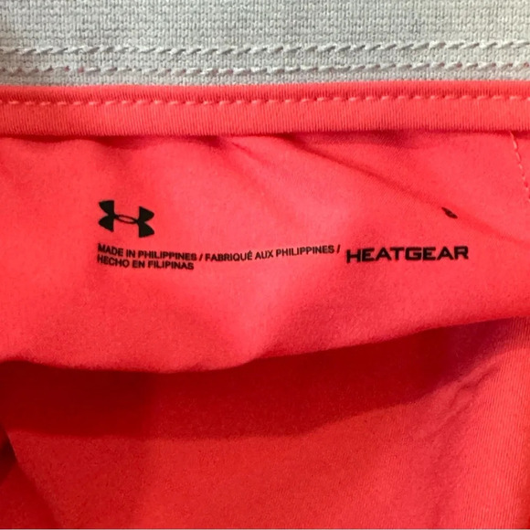 Under Armour Heatgear Pink Shorts Size 8/ EU 38 - Picture 7 of 16